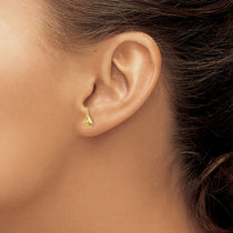 14k Mini Sailboat Post Earrings