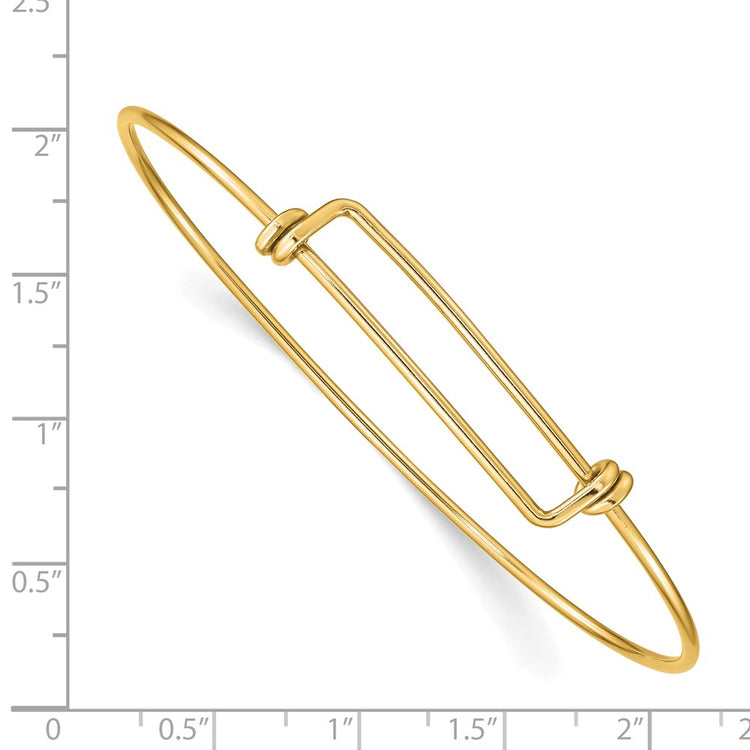1/20 14K Gold Filled 1.65mm Expandable Bangle Bracelet