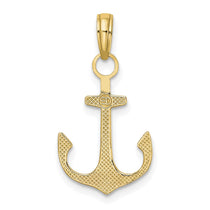 14k Anchor Pendant