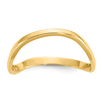 14K Polished Wave Fashion Thumb Ring Size 9