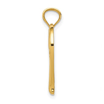 14k Polished MOM in Heart with Infinity Symbol Pendant