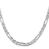 Sterling Silver 5.5mm Figaro Anchor Chain