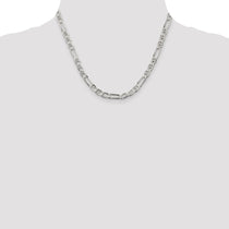 Sterling Silver 5.5mm Figaro Anchor Chain
