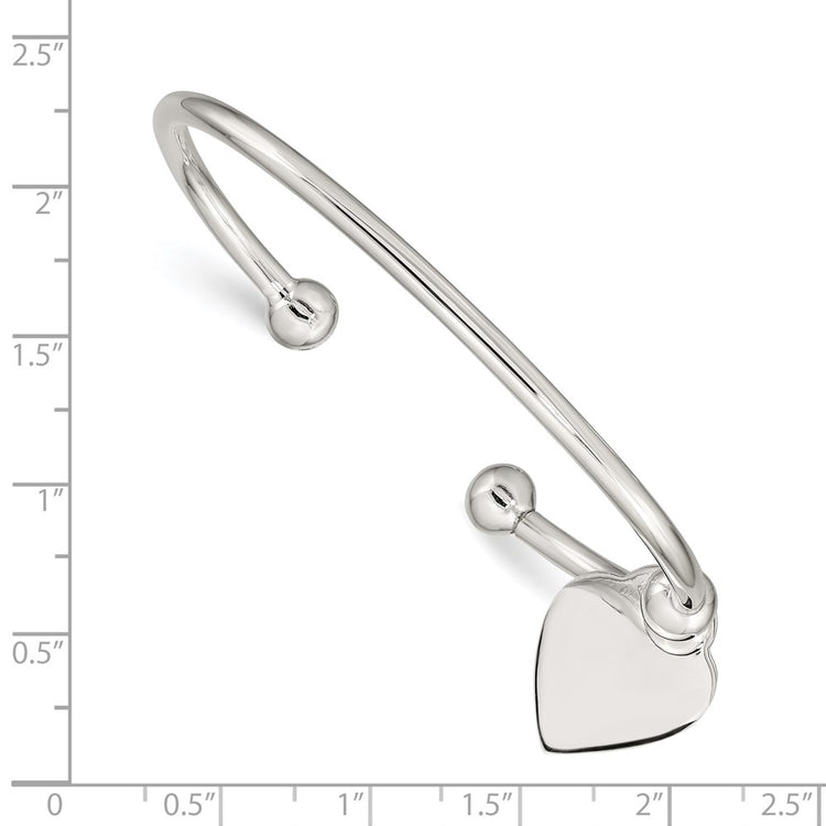 Sterling Silver 4mm Bangle Bracelet