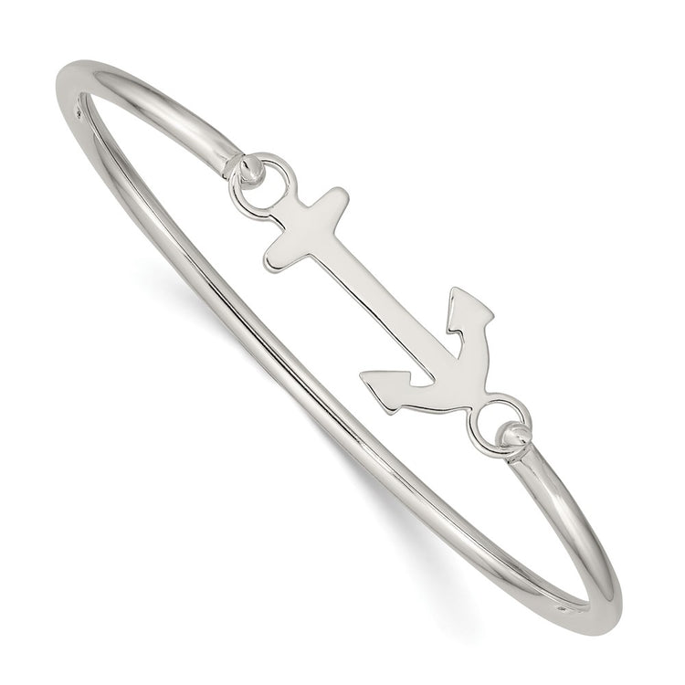 Sterling Silver with Interchangeable Nautical Charms 3.00mm Bangle