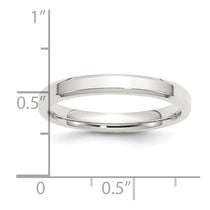 Sterling Silver 3mm Beveled Edge