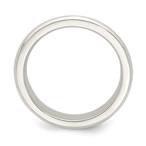Sterling Silver 4mm Beveled Edge