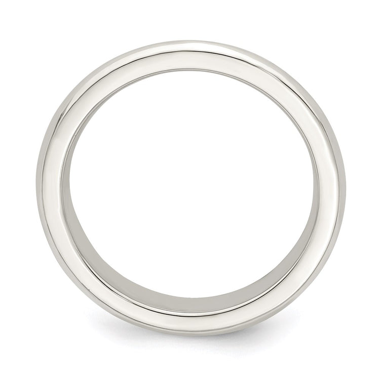 Sterling Silver 4mm Beveled Edge