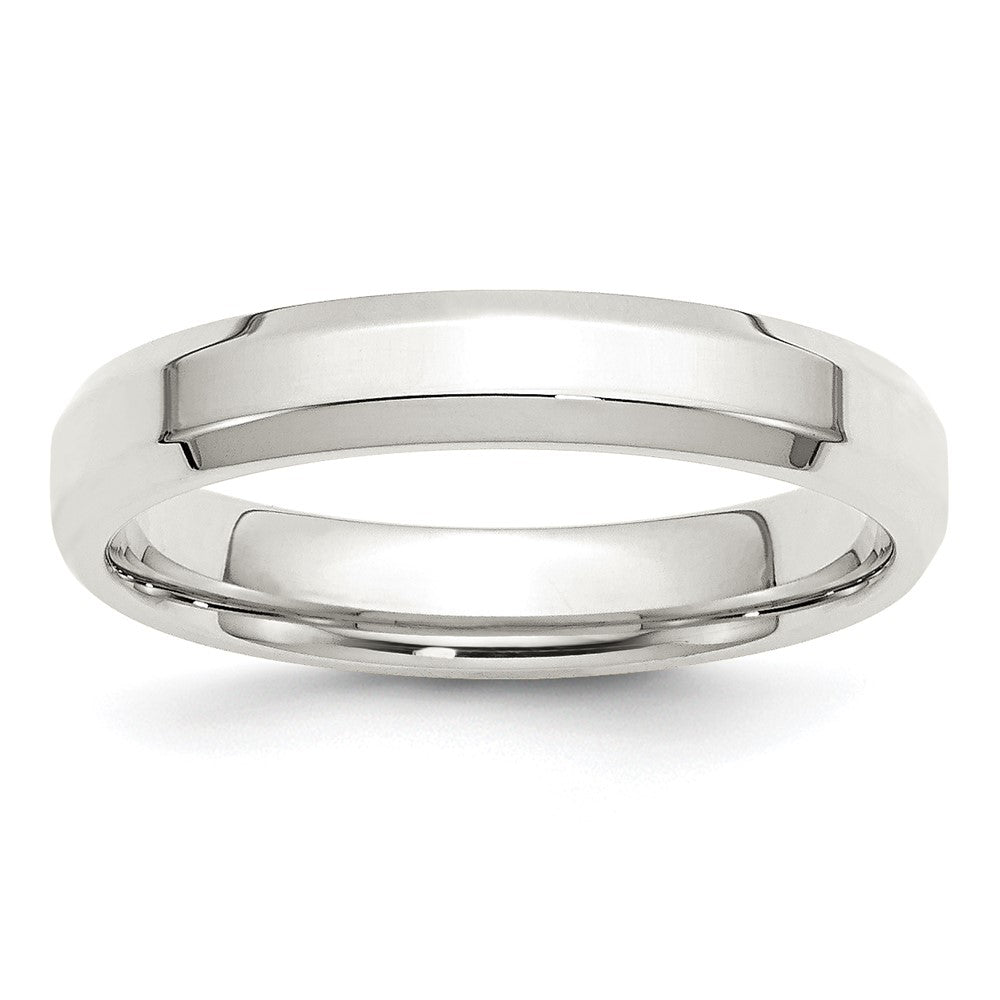 Sterling Silver 4mm Beveled Edge