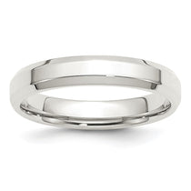 Sterling Silver 4mm Beveled Edge
