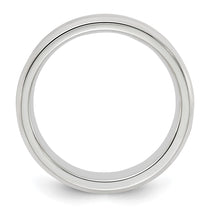 Sterling Silver 5mm Beveled Edge