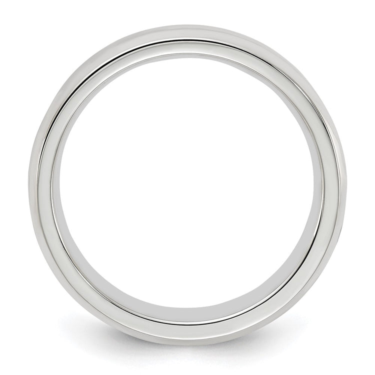 Sterling Silver 5mm Beveled Edge