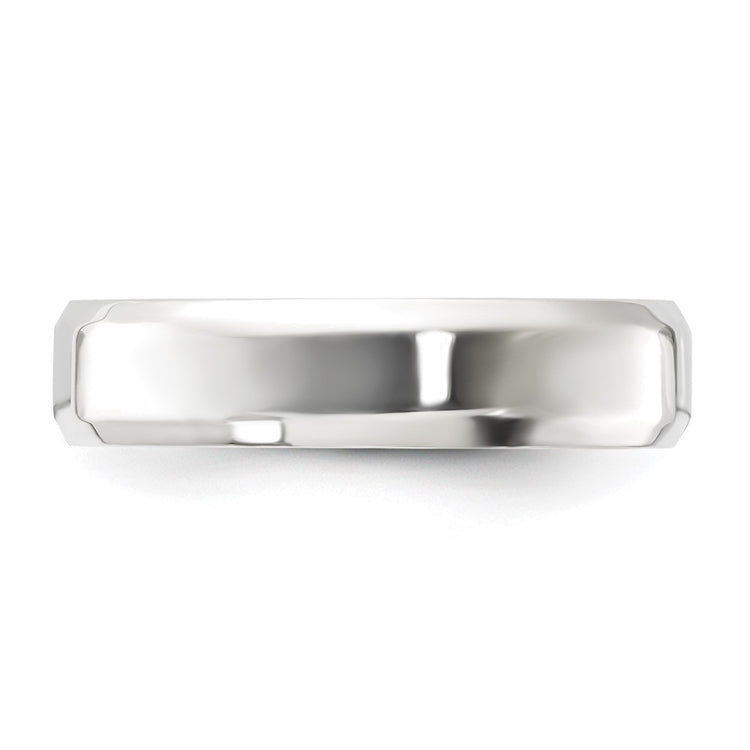 Sterling Silver 5mm Beveled Edge