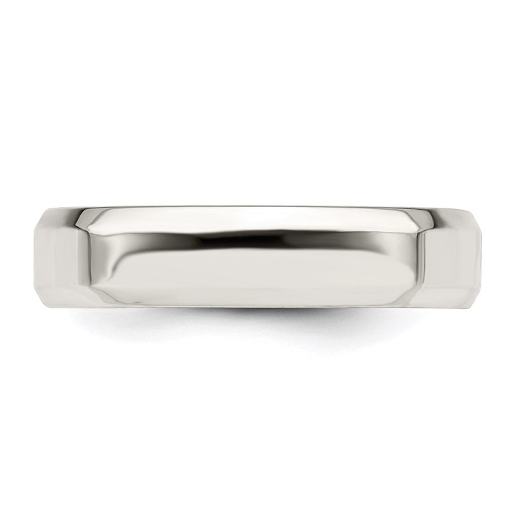 Sterling Silver 5mm Beveled Edge