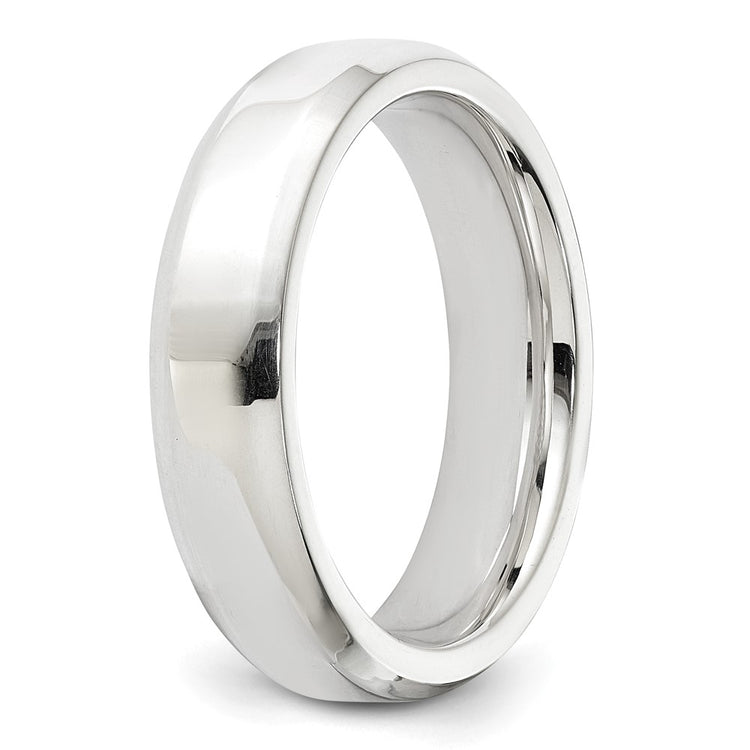 Sterling Silver 5mm Beveled Edge