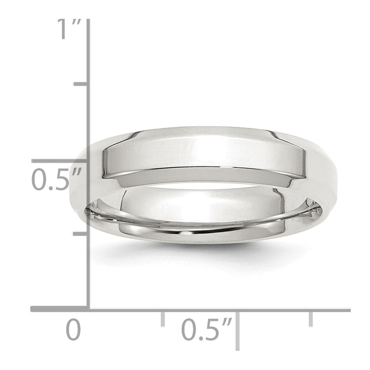 Sterling Silver 5mm Beveled Edge