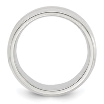 Sterling Silver 6mm Beveled Edge