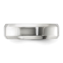 Sterling Silver 6mm Beveled Edge