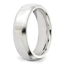 Sterling Silver 6mm Beveled Edge