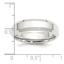 Sterling Silver 6mm Beveled Edge