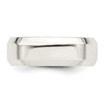 Sterling Silver 7mm Beveled Edge