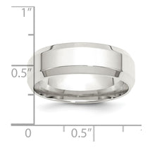 Sterling Silver 7mm Beveled Edge