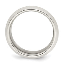 Sterling Silver 8mm Beveled Edge
