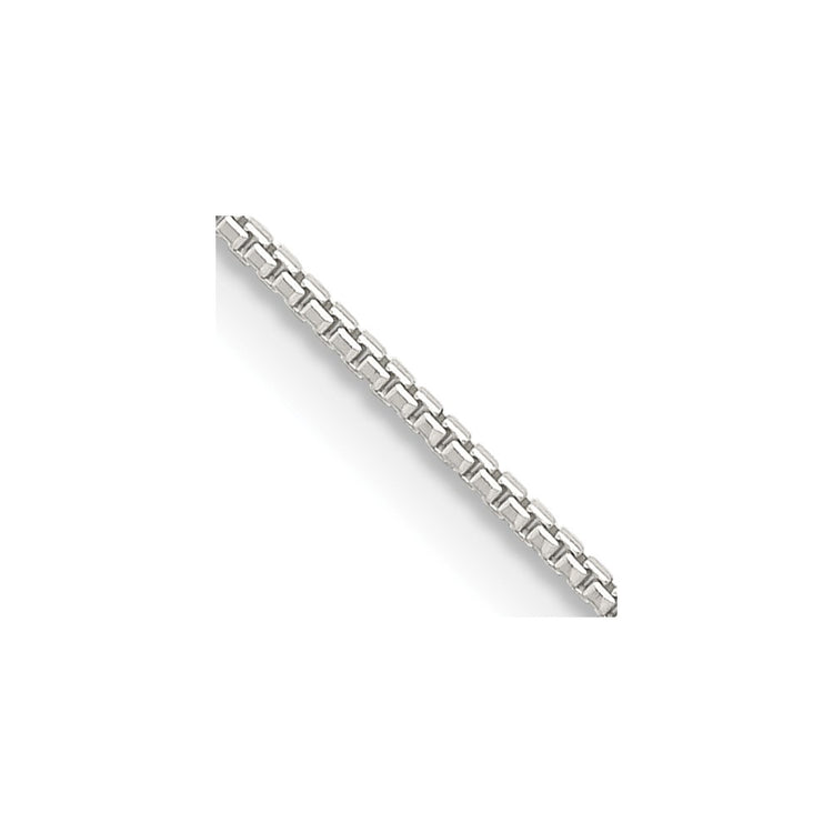 Sterling Silver 1mm 8 Sided Box Chain