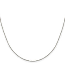 Sterling Silver 1.15mm 8 Sided Box Chain