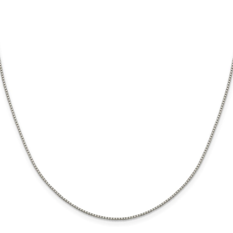Sterling Silver 1.15mm 8 Sided Box Chain