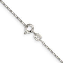 Sterling Silver 1.15mm 8 Sided Box Chain