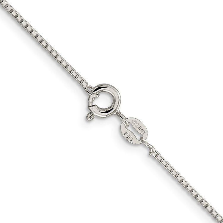 Sterling Silver 1.15mm 8 Sided Box Chain