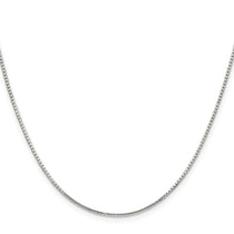 Sterling Silver 1.25mm 8 Sided Box Chain