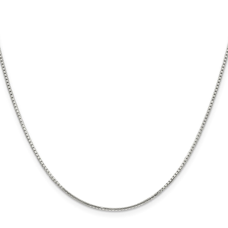 Sterling Silver 1.25mm 8 Sided Box Chain
