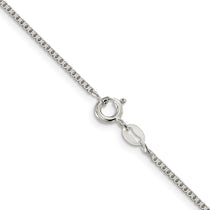 Sterling Silver 1.25mm 8 Sided Box Chain