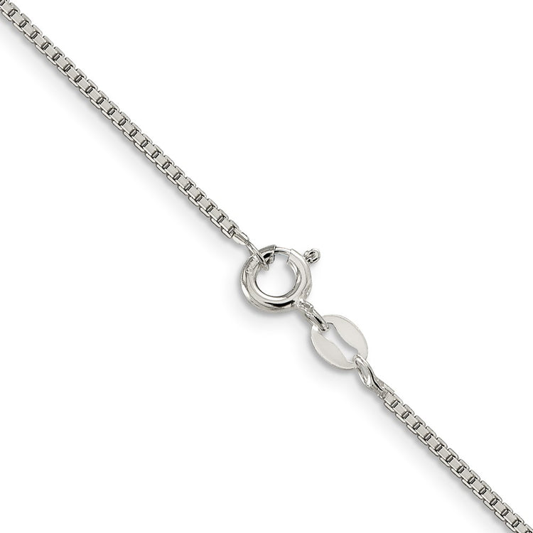 Sterling Silver 1.25mm 8 Sided Box Chain