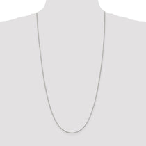 Sterling Silver 1.25mm 8 Sided Box Chain