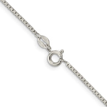 Sterling Silver 1.35mm 8 Sided Box Chain