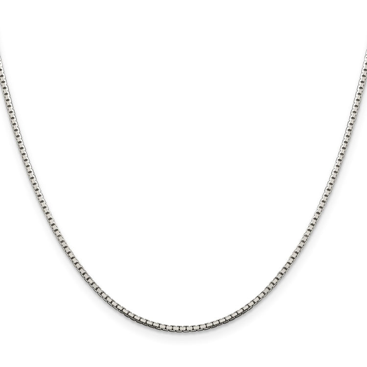 Sterling Silver 1.5mm 8 Sided Box Chain