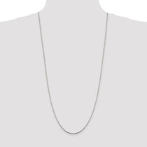 Sterling Silver 1.5mm 8 Sided Box Chain