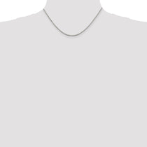 Sterling Silver 1.7mm 8 Sided Box Chain