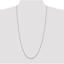 Sterling Silver 1.7mm 8 Sided Box Chain