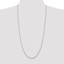 Sterling Silver 2mm 8 Sided Box Chain