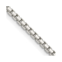 Sterling Silver 2mm 8 Sided Box Chain