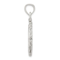 Wideband Distinguished Coin Jewelry Sterling Silver Polished Rope 19.1 x 1.5mm $0.01 Screw Top Coin Bezel Pendant