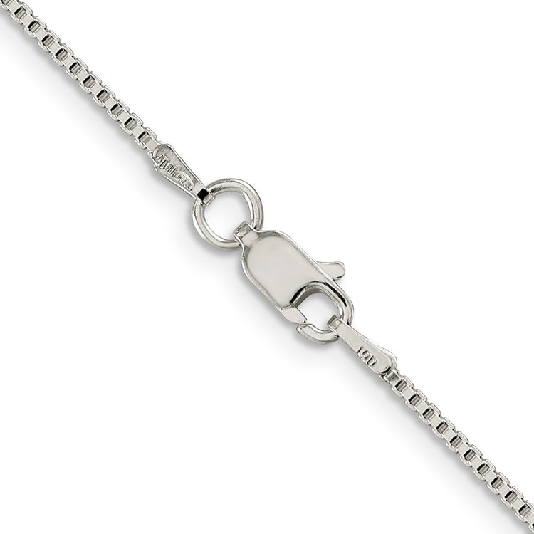 Sterling Silver 1.25mm Box Chain