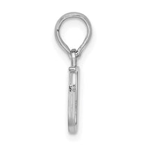 Sterling Silver Block Letter U Initial Pendant Necklace - view 2