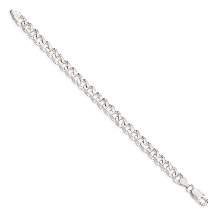 Sterling Silver 7.5mm Curb Chain