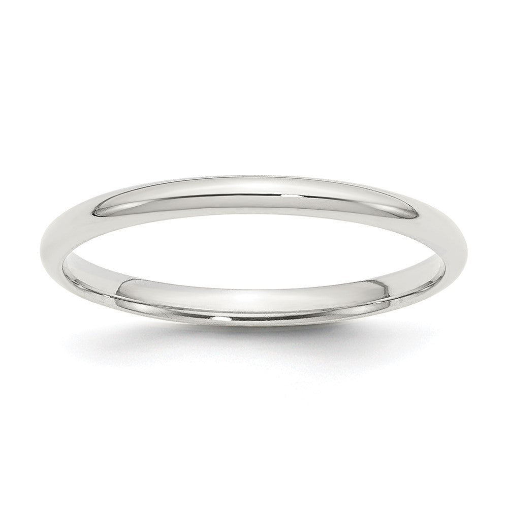 Sterling Silver 2mm Comfort Fit