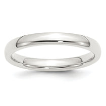 Sterling Silver 3mm Comfort Fit